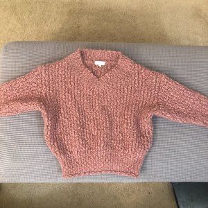 pink nasty gal sweater size small